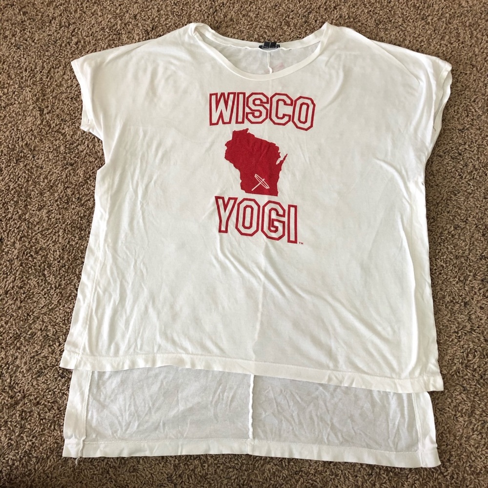 Wisco Yogi Dragonfly Hot Yoga Hi-Lo T-shirt